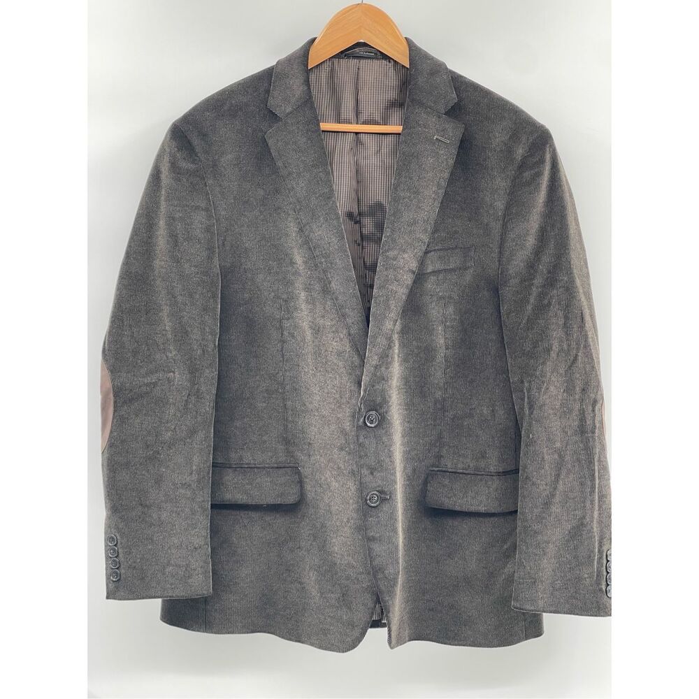 Ralph Lauren Chaps Blazer Corduroy Men Size 46 R Brown Elbow Patches‎
